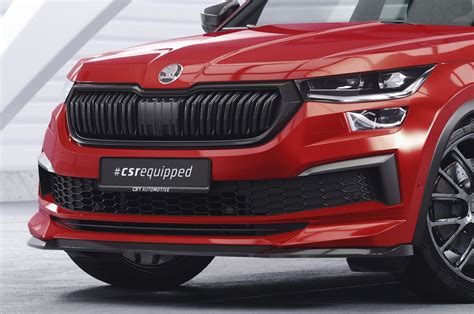 Spoiler pod přední nárazník CSR CUP pro Škoda Kodiaq RS 2021 carbon