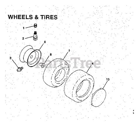 Husqvarna Yth 180 954001022 Husqvarna Yard Tractor 1994 03 Wheels And Tires Parts Lookup