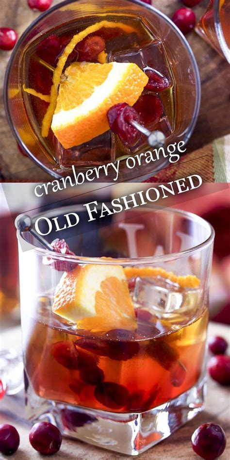 Bourbon Cranberry Old Fashioned | Recipe | Bourbon cocktails, Alcohol ...