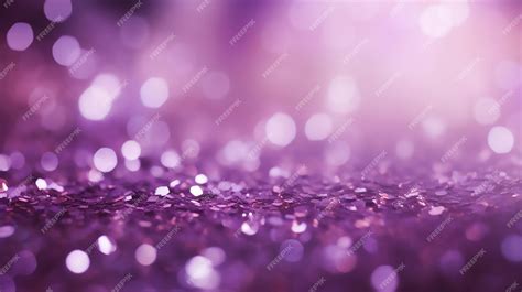 Premium Photo Beautiful Purple Glitter Lights Background Defocused