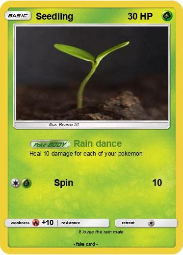 Pokémon Seedling 18 18 Rain Dance My Pokemon Card