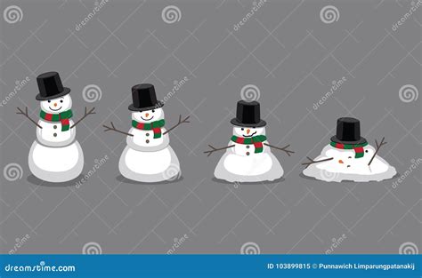 Melting Cartoon Planet Earth Burning Fire Sad Vector Illustration