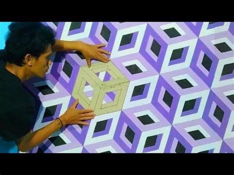 Cara Mudah Cat Tembok D Wall Painting Optical Illusion D Wall