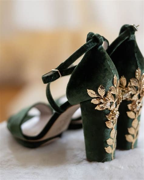 Green Wedding Shoes 18 Ideas For Every Bridal Style Green Themed