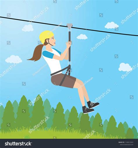 Zip Line Clip Art