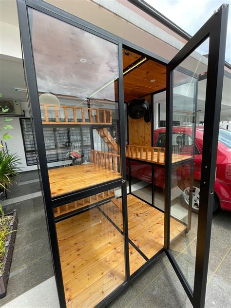 Rumah Kucing Banglo Kucing Cat House Sangkar Kucing Pet Supplies