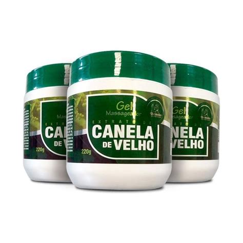 Kit Unidades Gel Massageador Canela De Velho Rhenuks Cosmeticos G