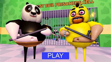 Roblox KUNG FU PANDA VS FNAF CHICA BARRY S PRISON RUN Obby YouTube