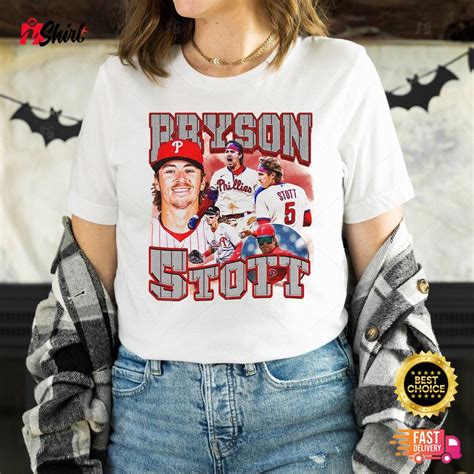 Bryson Stott Retro 90s Vintage Shirt Baseball Graphic Bryson Stott T