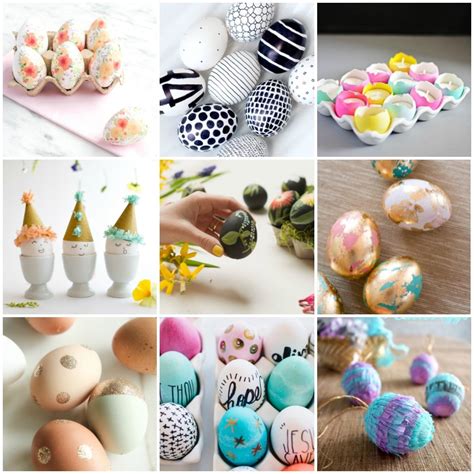 Decoración Fácil 9 DIY para decorar huevos de Pascua