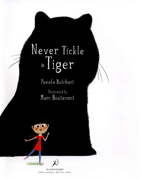 Never Tickle A Tiger By Butchart Pamela 9781408839041 Brownsbfs