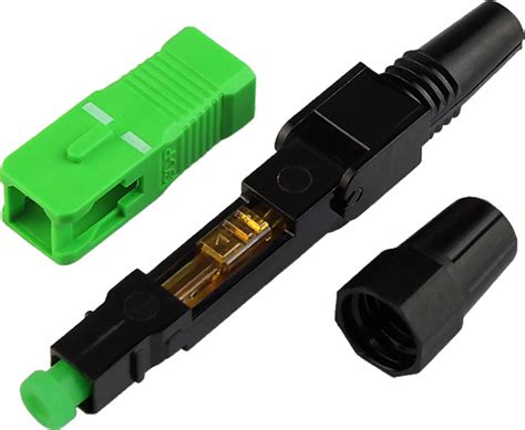 Ftth Fiber Optic Sc Apc Single Mode Fast Quick Connector Thor Broadcast