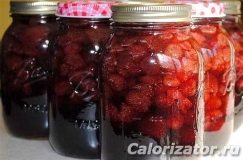 Варенье клубничное - калорийность, состав, описание - Calorizator.ru