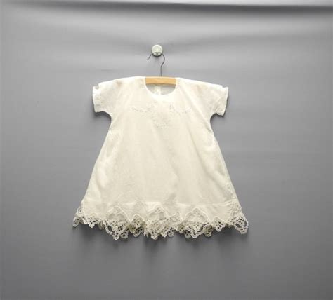 Vintage Baby Clothes 1930s Handmade White Embroidered