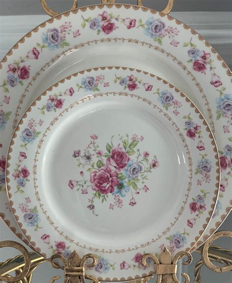 New Vintage Floral Bouquet China Plates Select Dinner or - Etsy