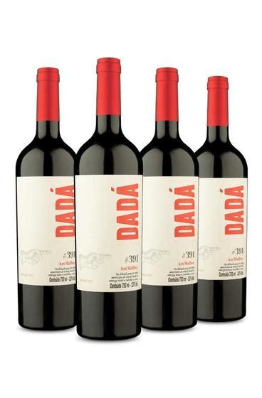 Kit Finca Las Moras Dadá N 391 Art Malbec 2022 4 Garrafas Vinho