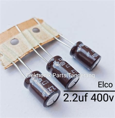 Buah Kapasitor Elco Uf V Capacitor Elco Uf V Kapasitor