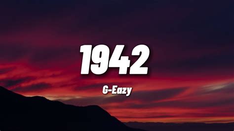 G Eazy 1942 Ft Yo Gotti Ybn Nahmir Lyrics Youtube