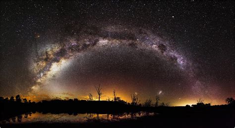 Milky Way galaxy from over Harvey Dam in Western Australia