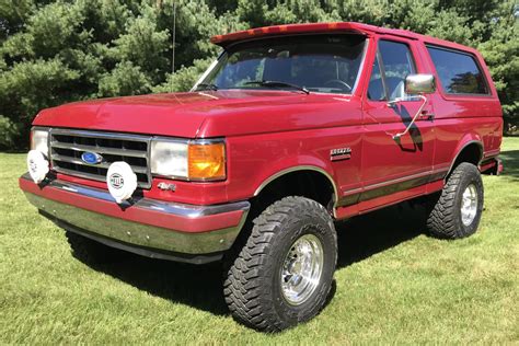 No Reserve 1991 Ford Bronco Silver Anniversary Edition For Sale On BaT