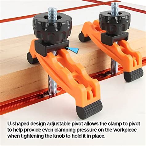 O Skool Multi Positionable T Track Hold Down Clamp Kit For CNC Router