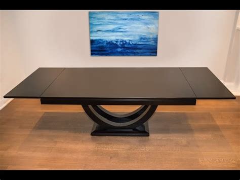 Union Pedestal Dining Table Anne Quinn Solid Wood Furniture Youtube