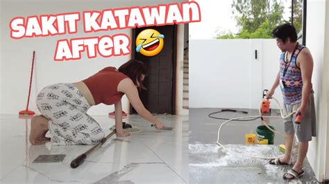 NAGLINIS KAMI SA BAGONG BAHAY WALA BA RAW HAWAKAN SA HAGDAN