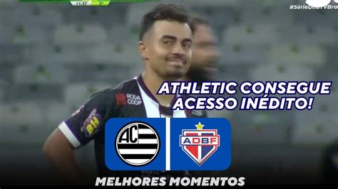 ATHLETIC MG X BAHIA DE FEIRA MELHORES MOMENTOS BRASILEIRÃO SÉRIE D