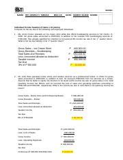 Task Performance Income Taxation Docx Bm Name Ric Joshua V