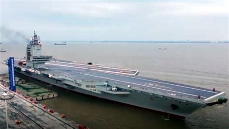 Chinas New Aircraft Carrier Heads To Sea For First Trials