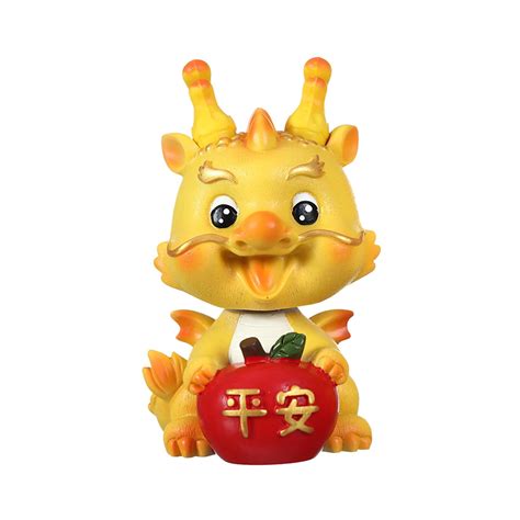 Cuticate Chinese New Year Dragon Statue Piggy Bank For Home Decor For