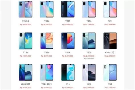 Daftar Harga Vivo Y Series Terbaru Oktober 2022 Spek Gahar Pol Mulai 1