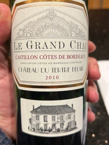 Le Grand Chai Château Tertre BelAir Castillon Côtes de Bordeaux