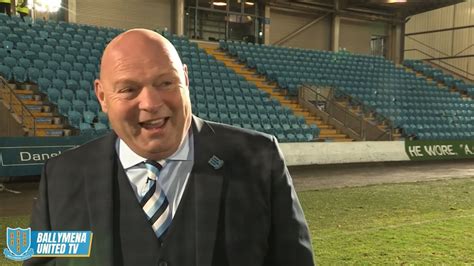 Post Match Interview David Jeffrey Ballymena United 2 0 Crusaders