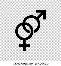 Male Female Sex Symbol Vector Icon Stock Vector Royalty Free