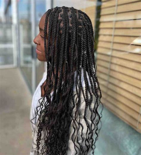 Boho Knotless Braids That Are Hot Right Now