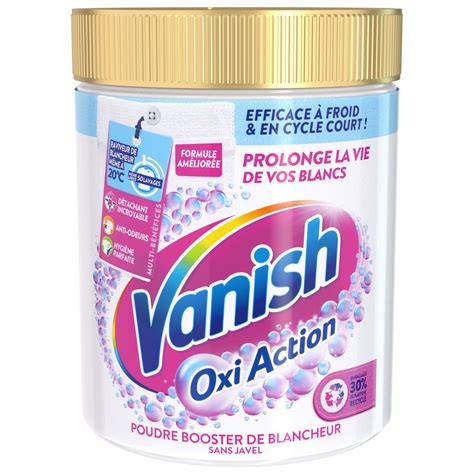 Vanish Oxi Action Poudre D Tachant Booster De Blancheur Sans Javel G