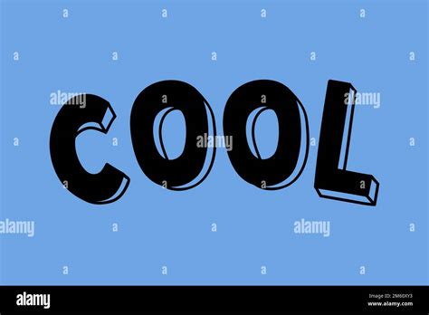 Cool Word Art Vector Typography Stock Vector Image And Art Alamy