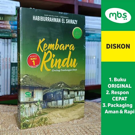 Jual BUKU KEMBARA RINDU Novel Pembangun Jiwa Habiburrahman El