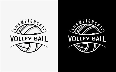 Vector Volleyball Logo Template Graphic By Hati Royani · Creative Fabrica