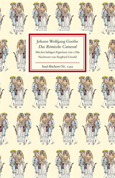 Das R Mische Carneval Buch Von Johann Wolfgang Goethe Insel Verlag