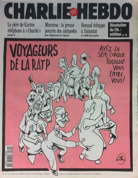 Charlie Hebdo 162 2 Août 1995 Couverture Willem Charlie Hebdo