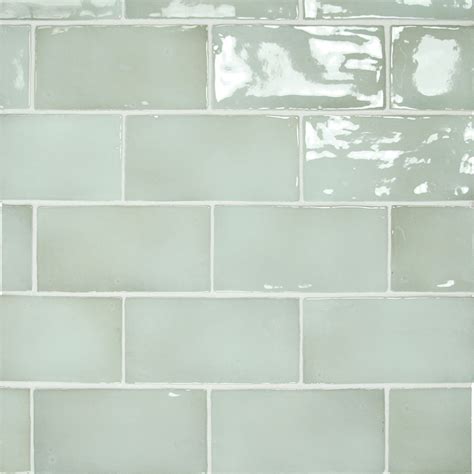 Brick Jade 150mm X 75mm Tranquil Glossy Brick Wall Tile