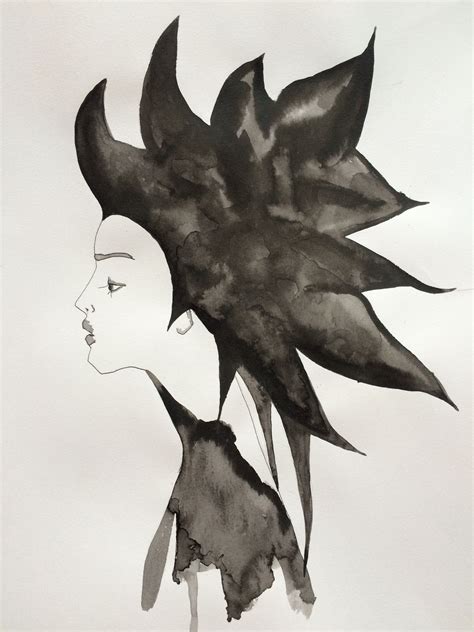 Watercolor Face Profile At Explore Collection Of