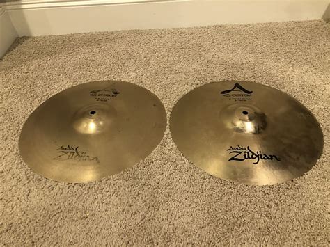 Zildjian 14 A Custom Hi Hat Cymbals Reverb