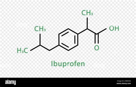 Ibuprofen Chemical Formula Ibuprofen Structural Chemical Formula