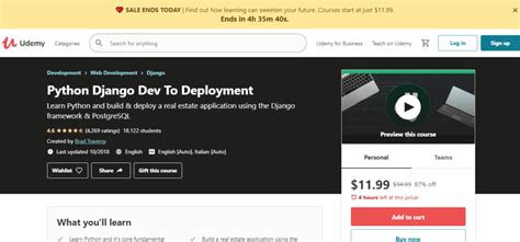 15 Best Free Django Courses Online With Certificates 2025