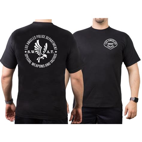 Lapd T Shirt Swat Los Angeles Police Dept Feuer1 Fire1