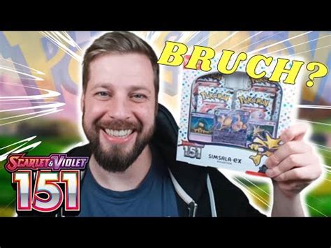 ABSOLUTER BRUCH Pokémon 151 Simsala EX Kollektion Opening YouTube