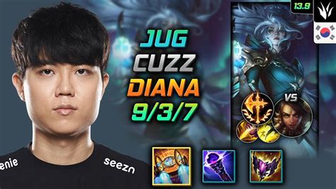 Cuzz Diana Jungle Vs Nidalee Kr